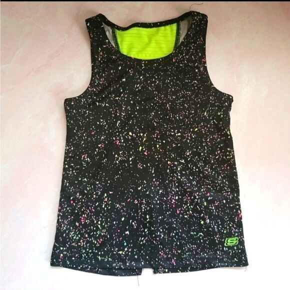 Skechers activewear runners top open back paint sp - Picture 1 of 4